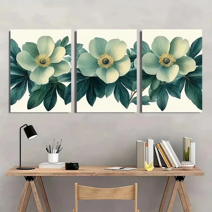 3pcs Mid-Century Modern Design Wall Art Set Canvas Unframed - High Quality Print 100% Australian Made Wall Canvas