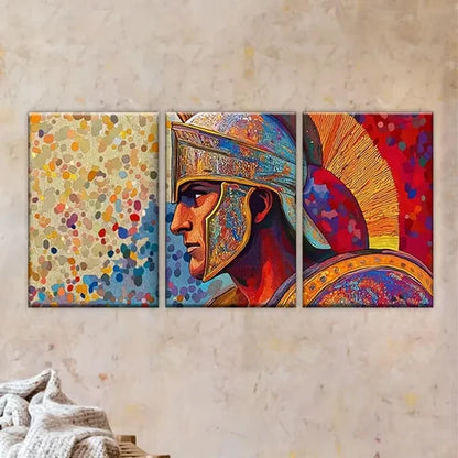 3pcs Roman Soldier Iphone Case Wall Art Set Canvas Unframed - High Quality Print 100% Australian Made Wall Canvas