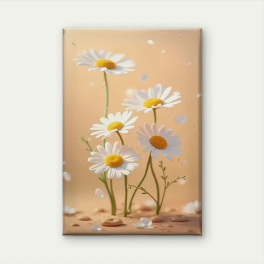 Daisy Dream Daisies & Butterflies 60x90cm Metal Print Ready to Hang