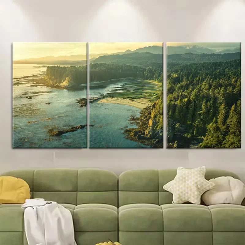 3pcs National Park Metal Print Ready to Hang Art