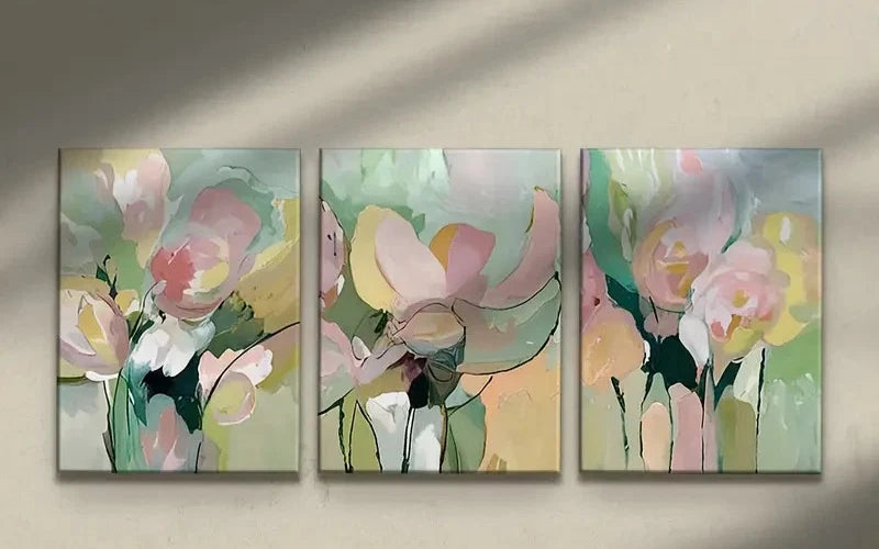 3pcs Wonderland Canvas Snowy Forest Canvas Framed 50x70cm - High Quality Print 100% Australian Made Wall Canvas Ready to Hang