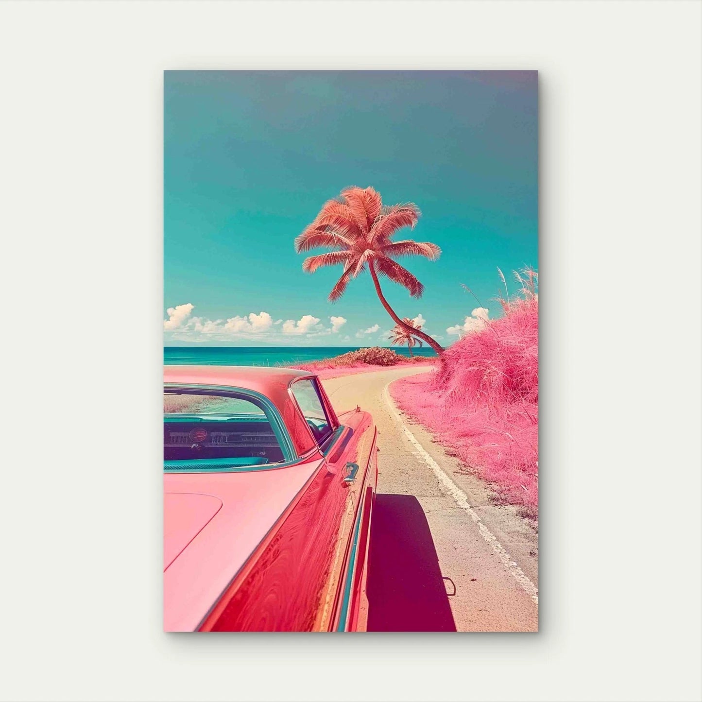 Dreamy Aesthetic Landscape 60×90cm Metal Print Ready to Hang
