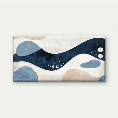 Vintage-Inspired Abstract Wall Art Canvas Office Home Room Framed 120x60cm
