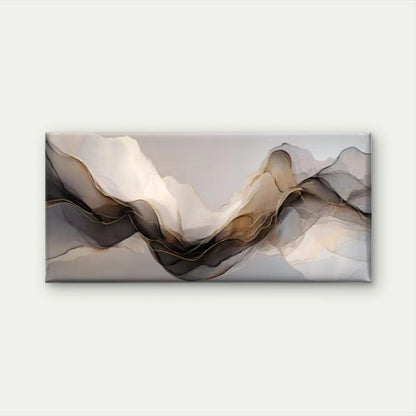 Abstract Marble-like Flowing Wall Art Canvas Office Home Room Framed 120x60cm