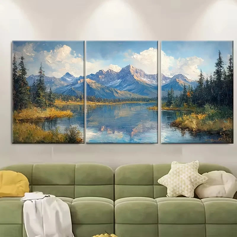 3pcs Arches Landscape Painting Utah National Park Metal Print Ready to Hang Art - Bella Home Decor