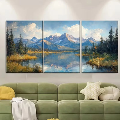 3pcs Arches Landscape Painting Utah National Park Metal Print Ready to Hang Art - Bella Home Decor