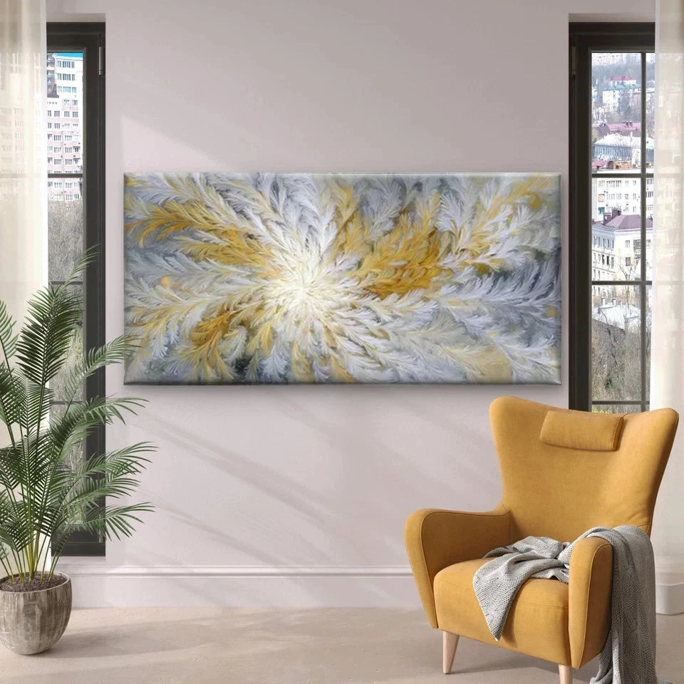 Vibrant Colorful Abstract Wall Art Canvas Office Home Room Framed 120x60cm - Bella Home Decor