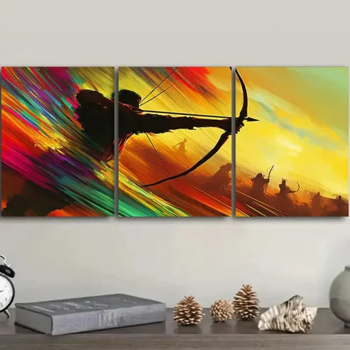3pcs Featuring an Archer Wall Art Set Canvas Unframed – High Quality Print 100% Australian Made Wall Canvas