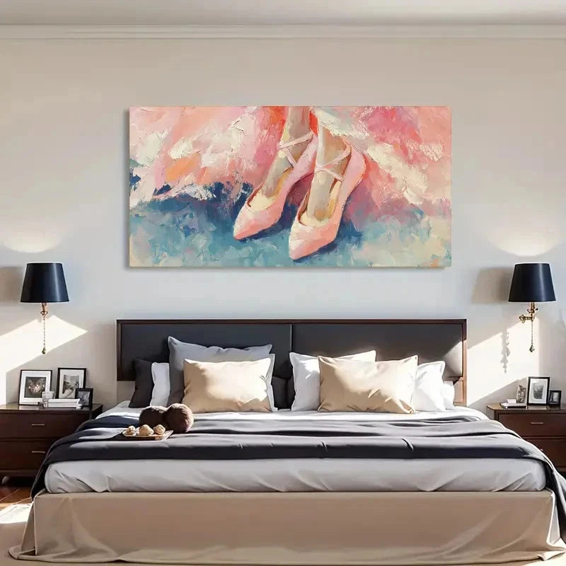Bloom Aesthetic Décor Soft Wall Art Canvas Office Home Room Framed 120x60cm - Bella Home Decor