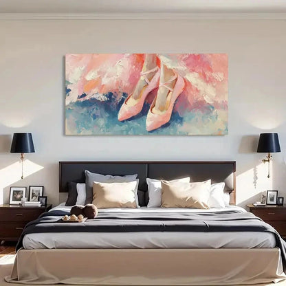 Bloom Aesthetic Décor Soft Wall Art Canvas Office Home Room Framed 120x60cm - Bella Home Decor