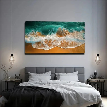 The Natural Landscape Wall Art canvas office home room framed 120x60cm - Bella Home Decor