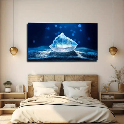 Enchanting Translucent Shell Wall Art Canvas Office Home Room Framed 120x60cm
