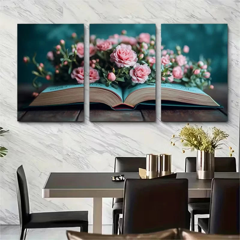 3pcs Mother'S Day Book for Mom Metal Print Ready to Hang Art