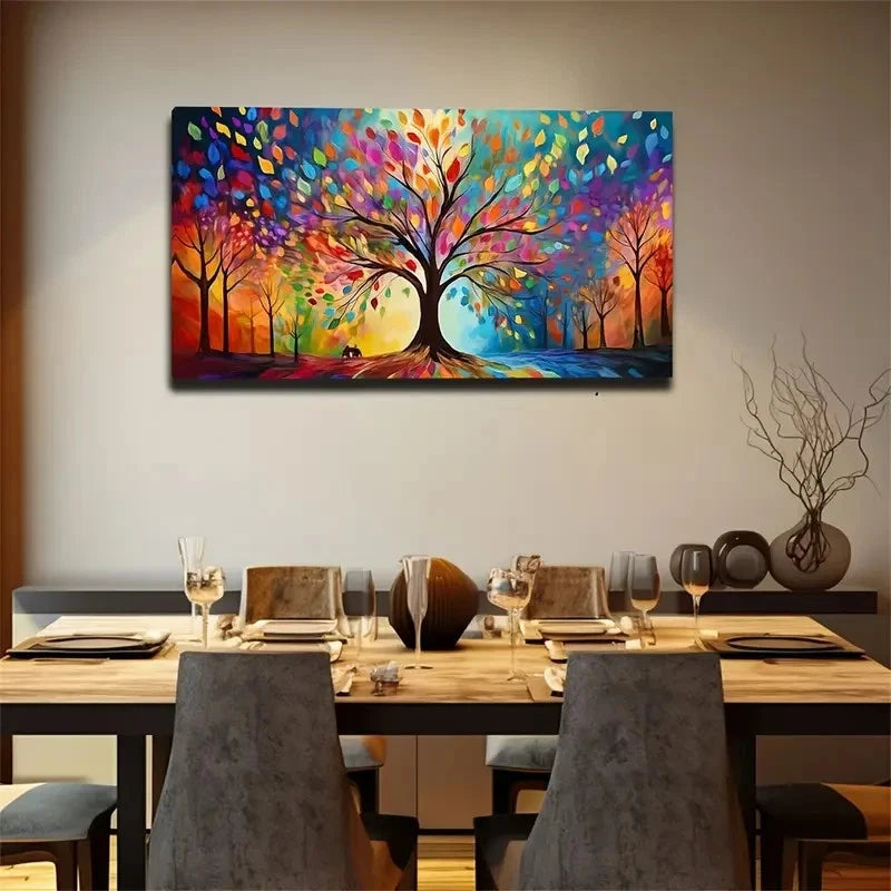 Modern Abstract Watercolor Wall Art Canvas Office Home Room Framed 120x60cm