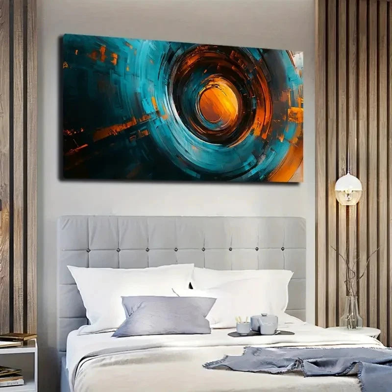 Modern Bohemian Style Solid Wall Art canvas office home room framed 120x60cm - Bella Home Decor