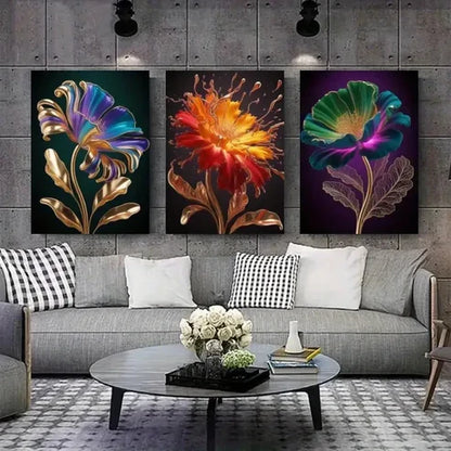 3pcs Multi-Scene Use Artwork Wall Art Canvas Unframed - High Quality Print 100% Australian Made Wall Canvas