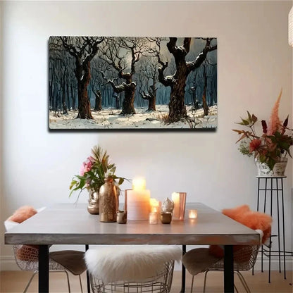 Sturdy Trunk Strange Tree Space Wall Art Canvas Office Home Room Framed 120x60cm