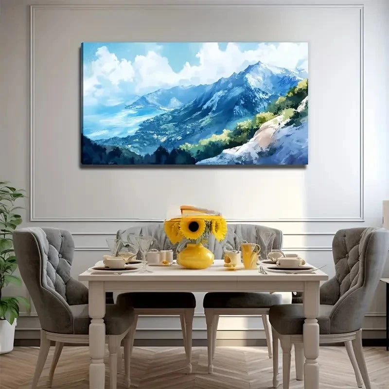 Open Scenery Perfect Wall Art Canvas Office Home Room Framed 120x60cm
