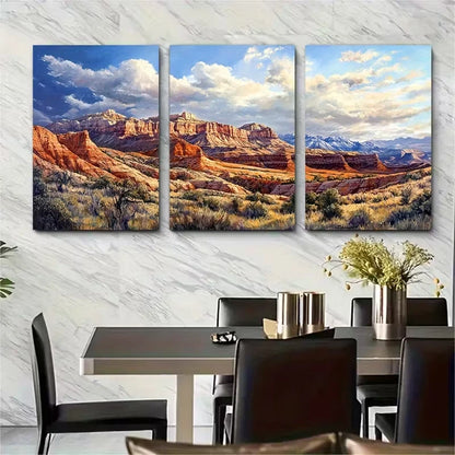 3pcs Brian Head Utah Landscape Metal Print Ready to Hang Art - Bella Home Decor