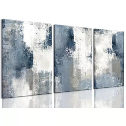 3pcs Abstract Art Wall Art Canvas Unframed - High Quality Print 100% Australian Made Wall Canvas - Bella Home Decor