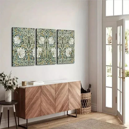 3pcs Abstract Nature Floral Art Wall Art Canvas Unframed - High Quality Print 100% Australian Made Wall Canvas - Bella Home Decor