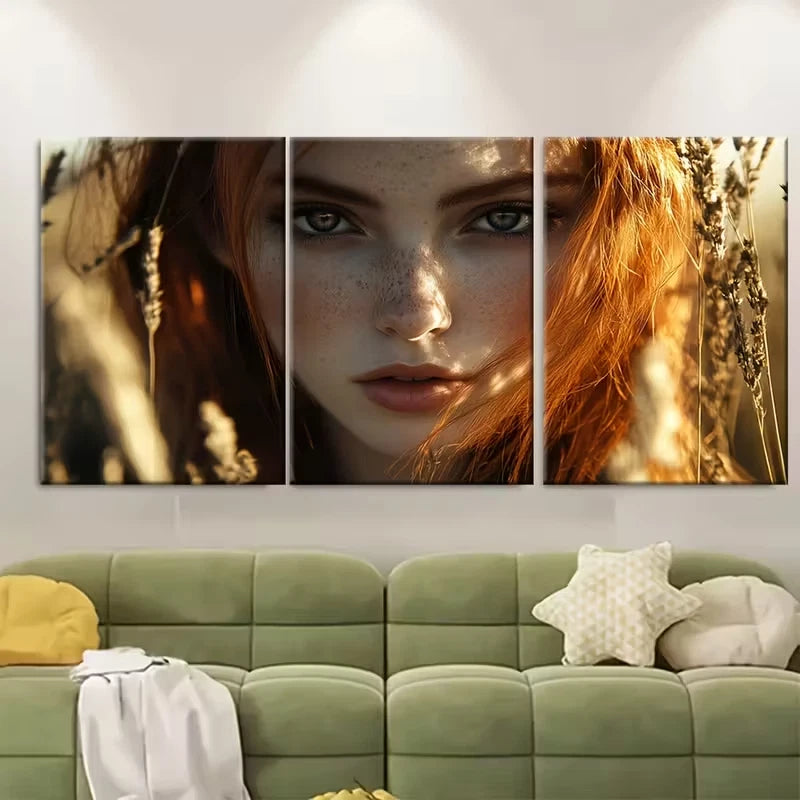 3pcs Samantha Alt Metal Print Ready to Hang Art
