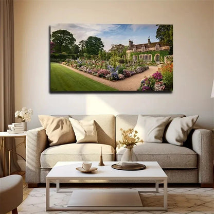 Full Of Flowers Noble Wall Art Canvas Office Home Room Framed 120x60cm