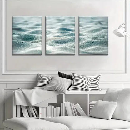 3pcs Beach Wall Art Canvas Unframed - High Quality Print 100% Australian Made Wall Canvas - Bella Home Decor