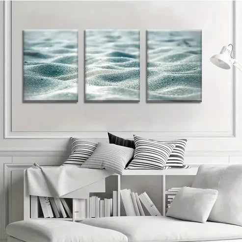 3pcs Beach Wall Art Canvas Unframed - High Quality Print 100% Australian Made Wall Canvas - Bella Home Decor