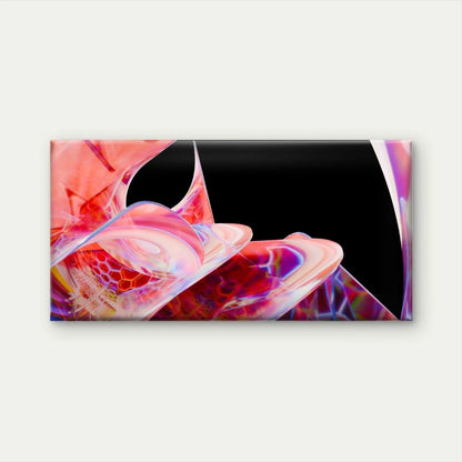 Abstract Glass Art Backdrop Wall Art Canvas Office Home Room Framed 120x60cm