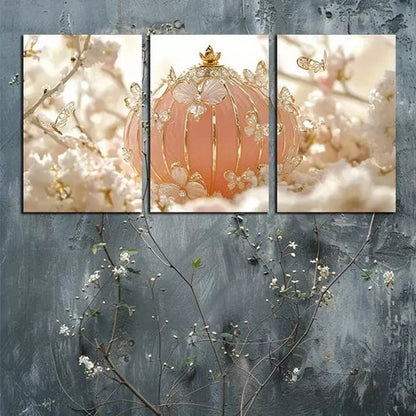 3pcs Butterfly Art Canvas Unframed - High Quality Print 100% Australian Made Wall Canvas