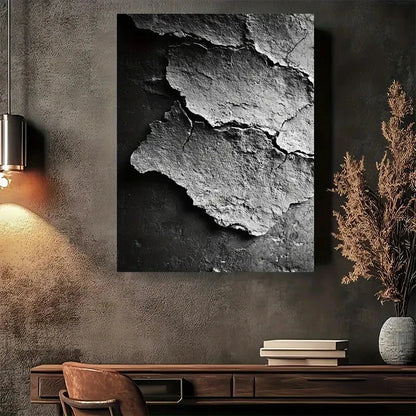 Beautiful Urban Texture Abstract Art Painting 40x60cm Metal Print Ready to Hang - Bella Home Decor