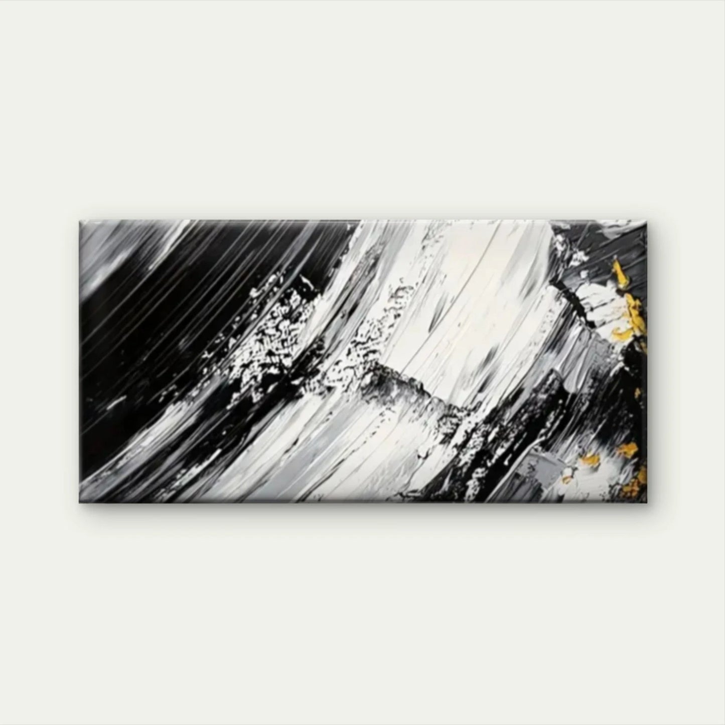 Black And White Paintings Wall Art Canvas Office Home Room Framed 120x60cm