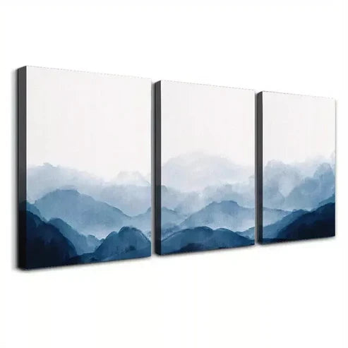3pcs Abstract Art Canvas Unframed - High Quality Print 100% Australian Made Wall Canvas - Bella Home Decor