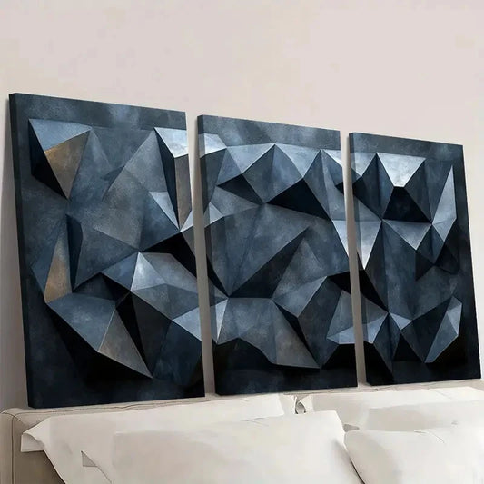 3pcs Dustin Way Canvas Print Art Black DJ Wall Art Set Canvas Framed 40x60cm - High Quality Print 100% Australian Made Wall Canvas Ready to Hang