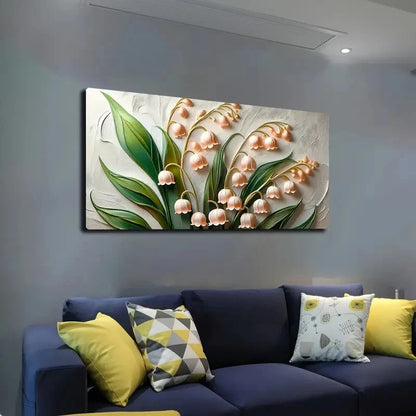 Simple Natural Solid Pattern Wall Art canvas office home room framed 120x60cm - Bella Home Decor
