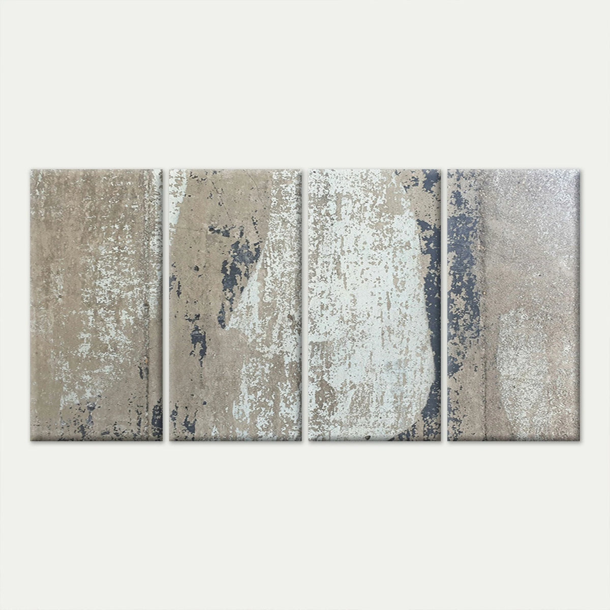 4pcs Modern Neutral Concrete Texture Wall Art Canvas Framed 45x80cm - High Quality Print 100% Australian Made Wall Canvas Ready to Hang