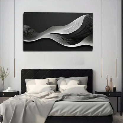 Abstract Geometric Shapes Wall Art Canvas Office Home Room Framed 120x60cm