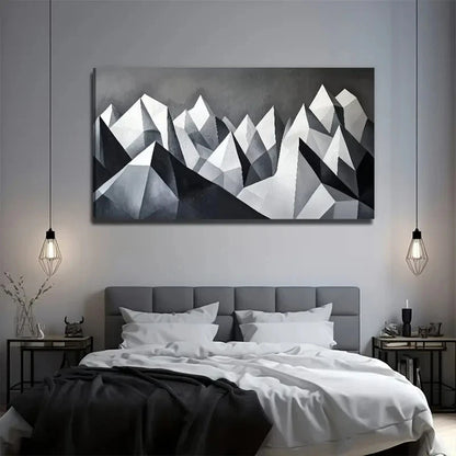 Imaginative Mountain Wall Art Canvas Office Home Room Framed 120x60cm