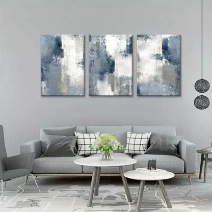 3pcs Abstract Art Wall Art Canvas Unframed - High Quality Print 100% Australian Made Wall Canvas - Bella Home Decor