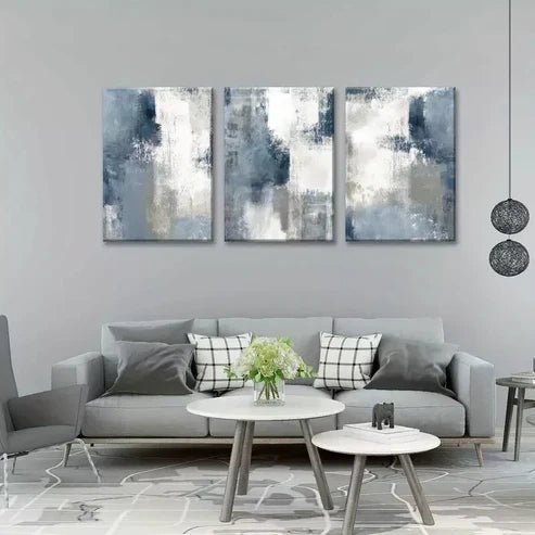 3pcs Abstract Art Wall Art Canvas Unframed - High Quality Print 100% Australian Made Wall Canvas - Bella Home Decor