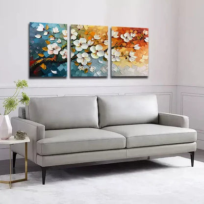 3pcs Triple-Panel Night Scene Canvas Unframed - High Quality Print 100% Australian Made Wall Canvas