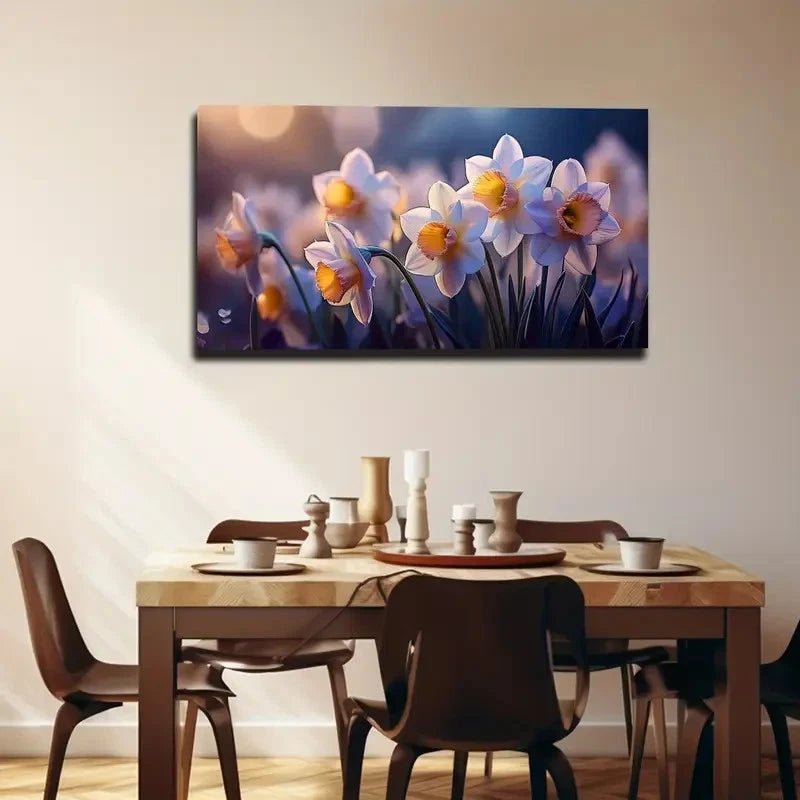Yellow Gradient Sunshine Wall Art canvas office home room framed 120x60cm