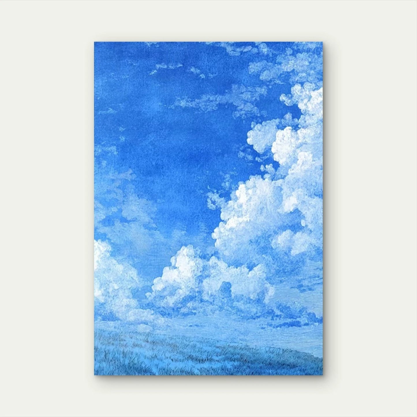 Claude Monet & William Morris Inspired Impressionist Metal Print Ready to Hang