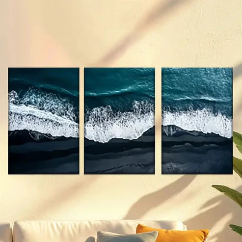 3pcs the ocean canvas print Wall Art Set Canvas Unframed - High Quality Print 100% Australian Made Wall Canvas