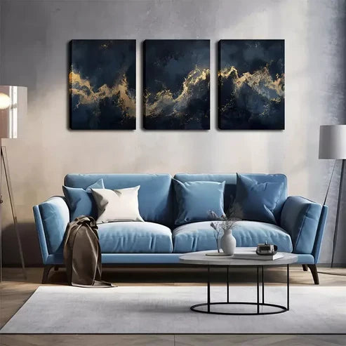 3pcs Beautiful Design, See Nebula From Universe Wall Art Canvas Unframed - High Quality Print 100% Australian Made Wall Canvas - Bella Home Decor
