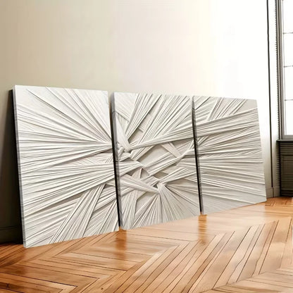3pcs Modern Minimalist Abstract Wall Art Set Canvas Framed 50x70cm – High Quality Print, 100% Australian Made, Ready to Hang