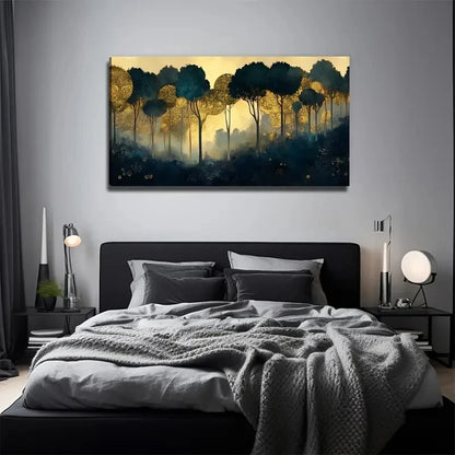 Wood Decoration Suitable Wall Art Canvas Office Home Room Framed 120x60cm