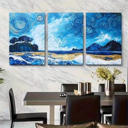 3pcs Auckland Travel Print Metal Print Ready to Hang Art - Bella Home Decor