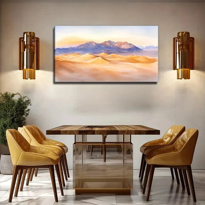 Desert Landscape Modern Wall Art Canvas Office Home Room Framed 120x60cm